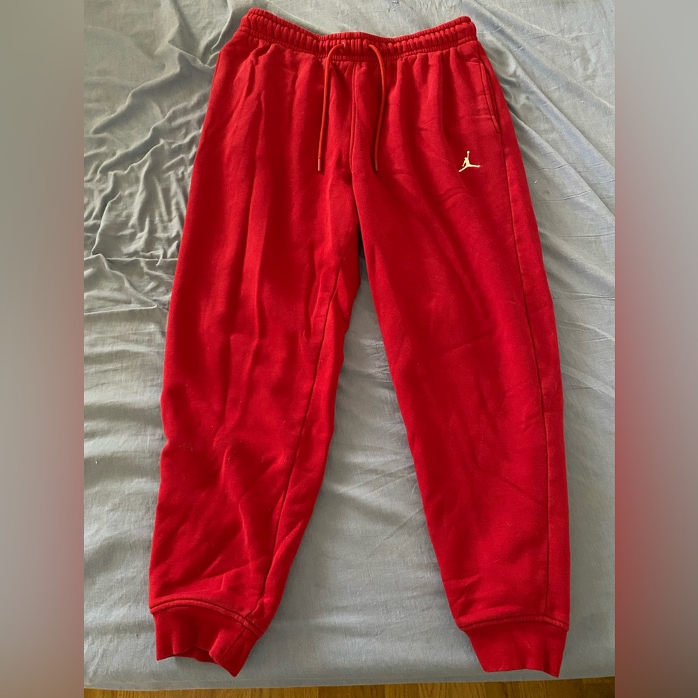 Jordan Bright Red Joggers